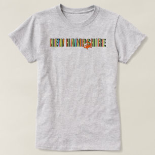 Camiseta Anfíbio do Estado de New Hampshire Notophthalmus v