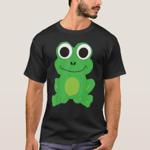 Camiseta Anfíbio Gráfico Cute do Sapo Froggy