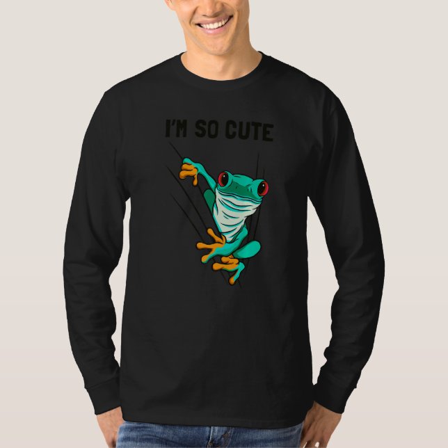 Camiseta Anfíbio Lurche Sapo Verde Fofo (Frente)