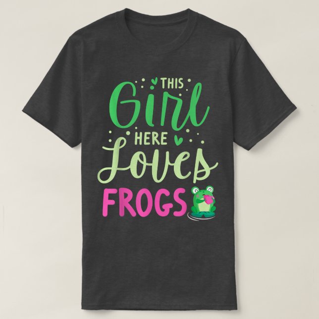 Camiseta Anfíbios de folhagem de Sapo sapo (Frente do Design)