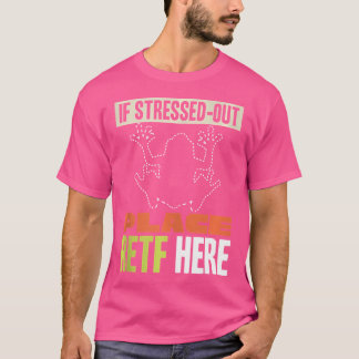 Camiseta Anfíbios do Sapo de Árvore Vermelha Colocam Ref Aq