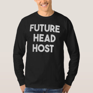 Camiseta Anfitrião de Cabeçalho Futuro