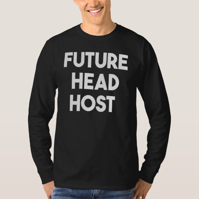 Camiseta Anfitrião de Cabeçalho Futuro (Frente)