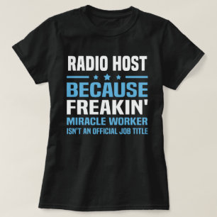 Camiseta Anfitrião de Rádio