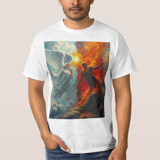 CAMISETA ANGEL AND DEVIL (Frente)