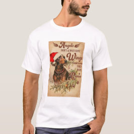 Camiseta Angel Christmas Dachshances