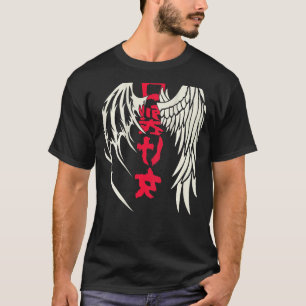 Camiseta Angel Devil Wings Japan Sinal Kanji