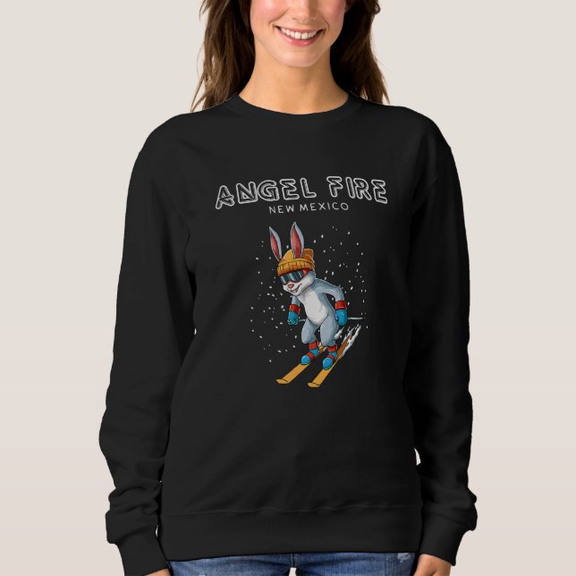Camiseta Angel Fire New Mexico Ski Rabbit (Frente)