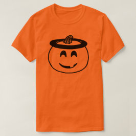 Camiseta Angel Halloween Emoji Pumpkin Angel Emoji Costume
