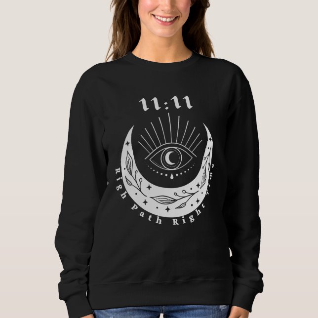 Camiseta Angel Number 1111 Right Path Roght Time The Eye Mo (Frente)