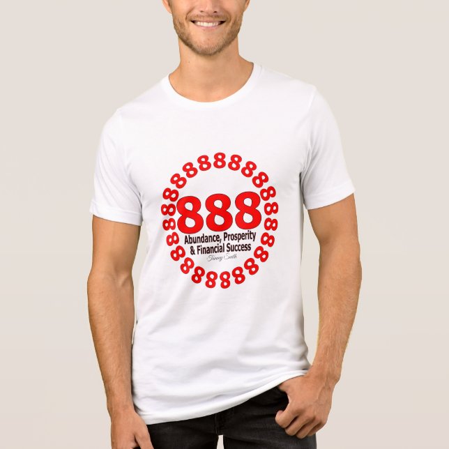 Camiseta Angel Number 888 - Prosperidade e abundância (Frente)