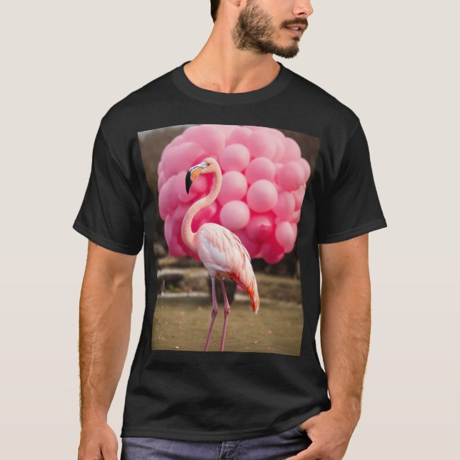 Camiseta Angel of Peace Flamingo" (Frente)