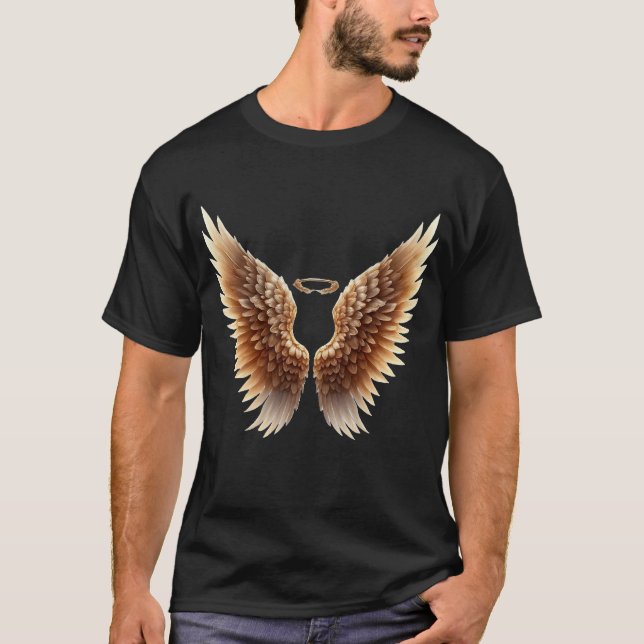 Camiseta Angel Wings com Halo (Frente)