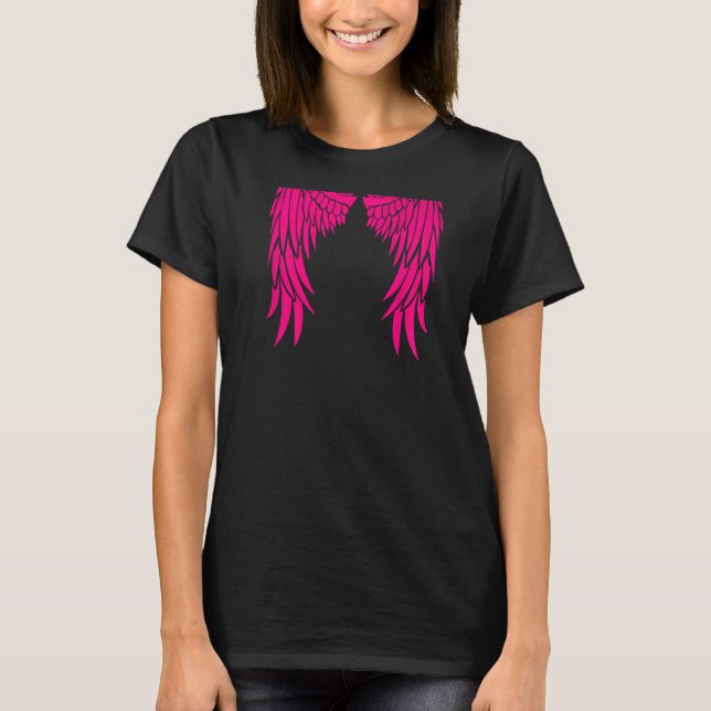 Camiseta Angel Wings on your Back - Glam Heavenfantasy T (Frente)