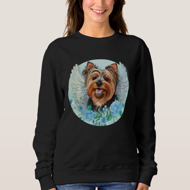 Camiseta Angel Yorkie with WIngs Yorkshire Terrier Dog Memo (Frente)