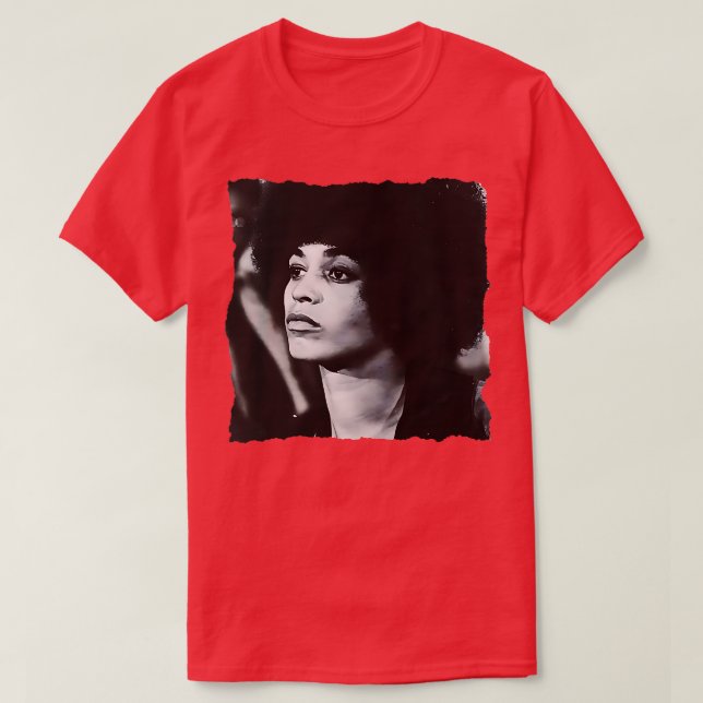 Camiseta Angela Davis (Frente do Design)