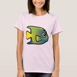 Camiseta Angelfish bonito da rainha
