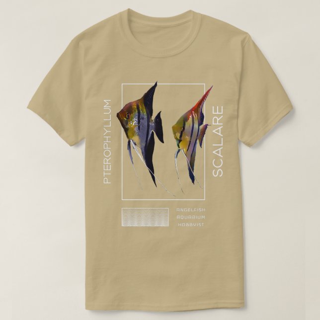 Camiseta Angelfish Pterophyllare (Frente do Design)