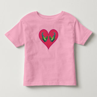 Camiseta Angelfish Twins in a Red Heart - Illustration | 