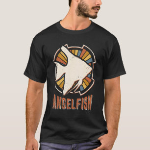 Camiseta Angelfish Vintage Classic Retro Animal Love