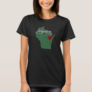 Camiseta ANGELICA Wisconsin WI EUA City State Souvenir