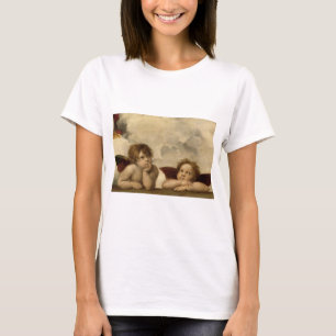 Camiseta Angels Cherubs Raphael Santi Sistine Madonna Sweet