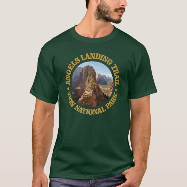 Camiseta Angels Landing OBP engraçado (Frente)