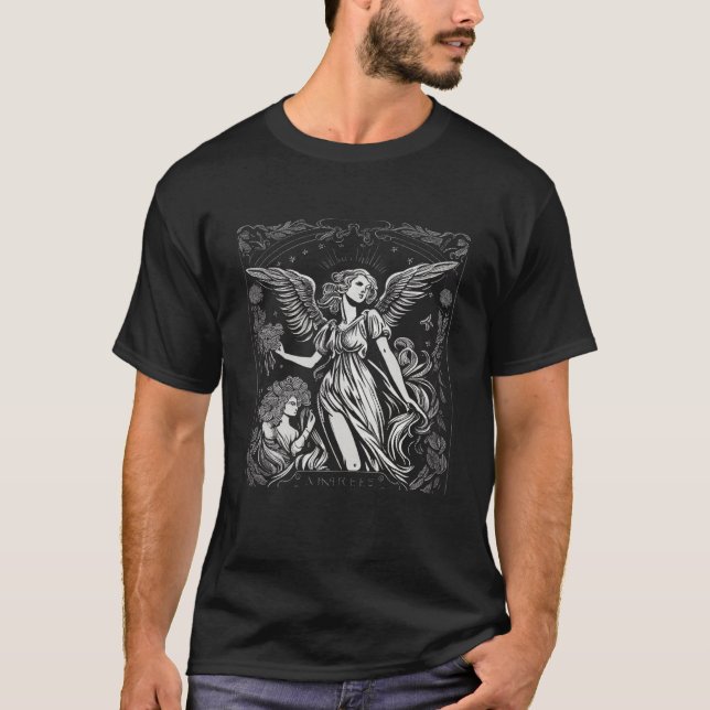 Camiseta Angels Tarot Card Graphic for Men Women Boys Girls (Frente)