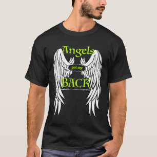Camiseta Angels tem as minhas asas religiosas inspiradoras