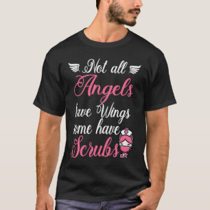 Camiseta Angels Vestem Escrubs Enfermando Enfermeiro RN