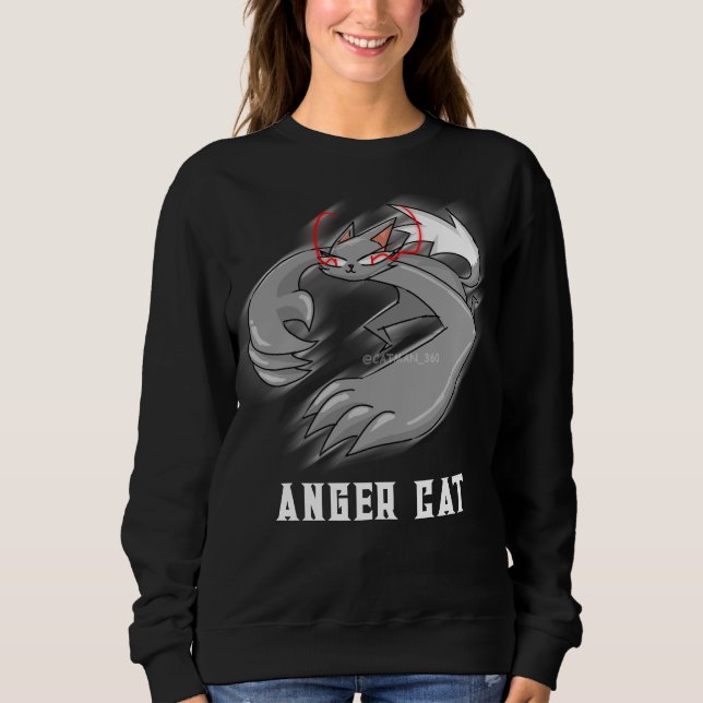 CAMISETA ANGER CAT (Frente)