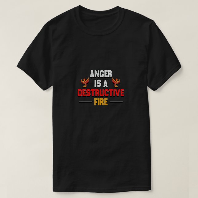 Camiseta Anger Cota. (Frente do Design)