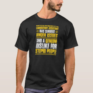 Camiseta Anger Issue Chemical Laboratory Assistant