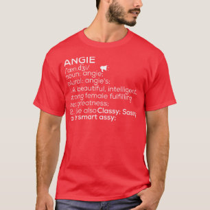 Camiseta Angie Name Angie Definition Angie Female Name Angi