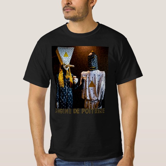 Camiseta Angine de Poitrine Quebec Canada Rock Mantra Band (Frente)