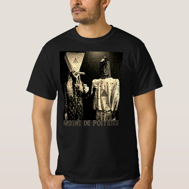 Camiseta Angine de Poitrine Quebec Canada Rock Mantra Band (Frente)