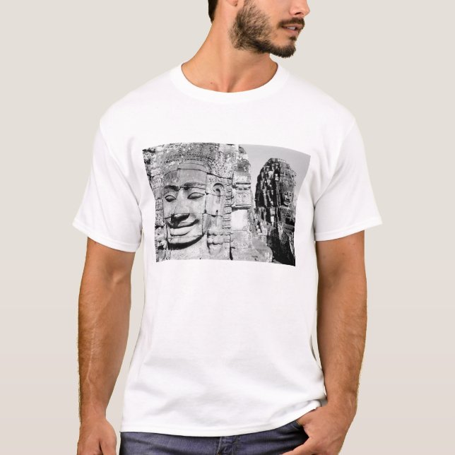 Camiseta Angkor Camboja, Cabeças O Bayon (Frente)