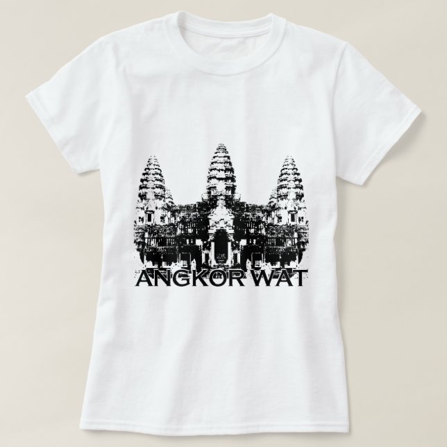 Camiseta Angkor Wat (Frente do Design)