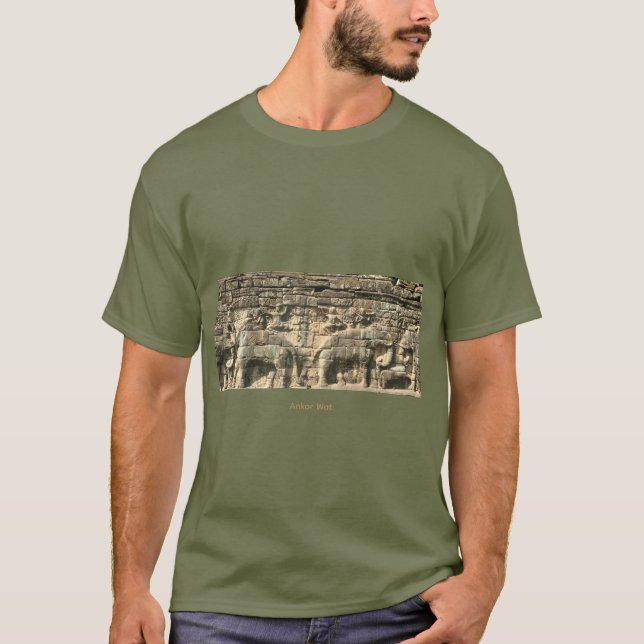 Camiseta Angkor Wat, Baixo-relevo. (Frente)