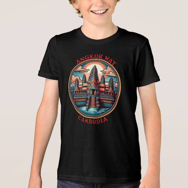Camiseta Angkor Wat, Camboja (Frente)