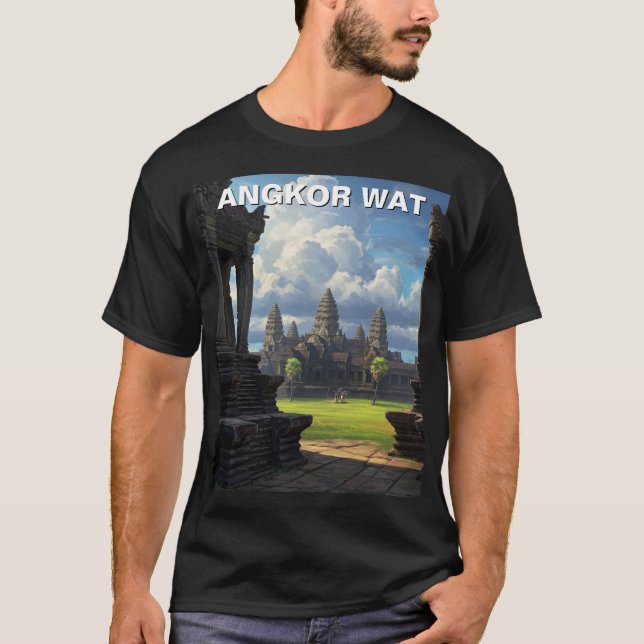 Camiseta Angkor Wat Camboja (Frente)