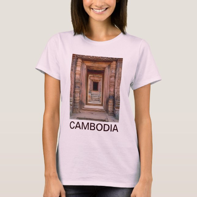 Camiseta Angkor Wat Entryway, Camboja (Frente)