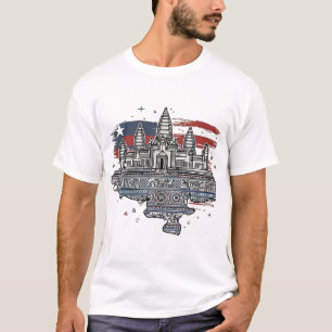 CAMISETA ANGKOR WAT NO CAMBODJA