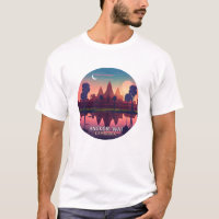 Angkor Wat Sunrise Cambodja Siem Reap Retro