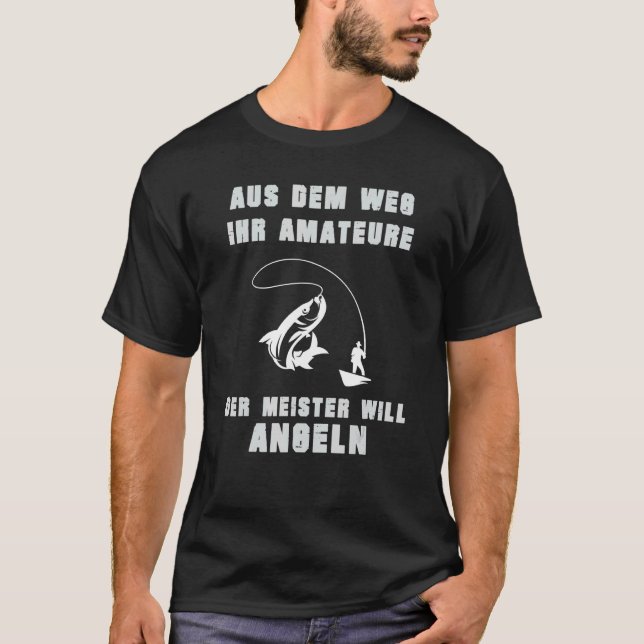 Camiseta Anglas de pesca Acessórios de pesca Pescadores Mel (Frente)