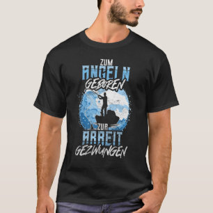 Camiseta Anglas Para Pesca, Nascer De Trabalho, Forçado
