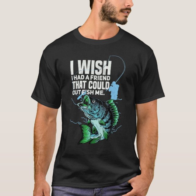Camiseta Angler Eu Queria Ter Um Amigo Que Pudesse Descarre (Frente)