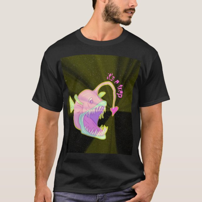 Camiseta Anglerfish Love Trap (Frente)