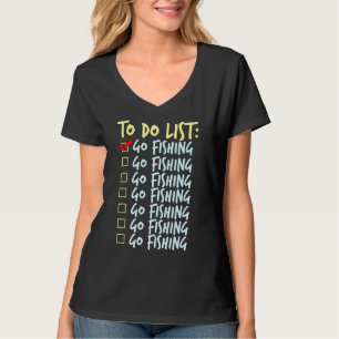 Camiseta Anglês a Fazer Lista Pesca Pescador