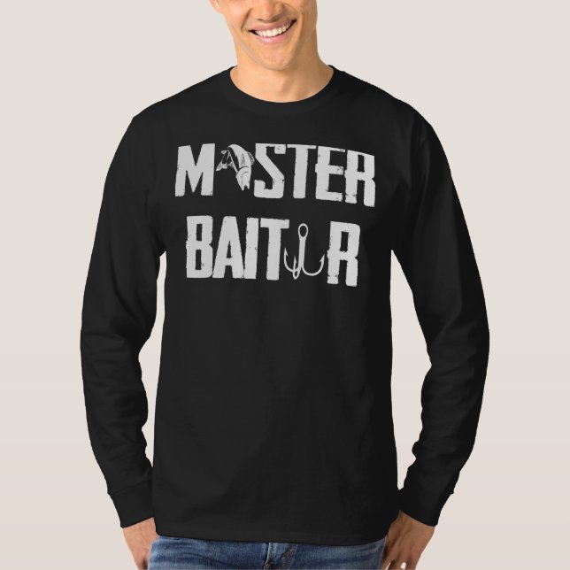 Camiseta Angling Pescador Pesca Peixe Bait Master Baiter (Frente)